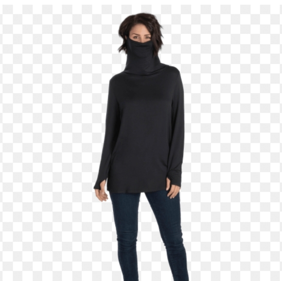 Adyson Parker Extended Turtle Neck with Face Mask Ear Loops - Picture 6 of 6